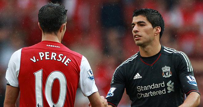 Robin van Persie and Luis Suarez